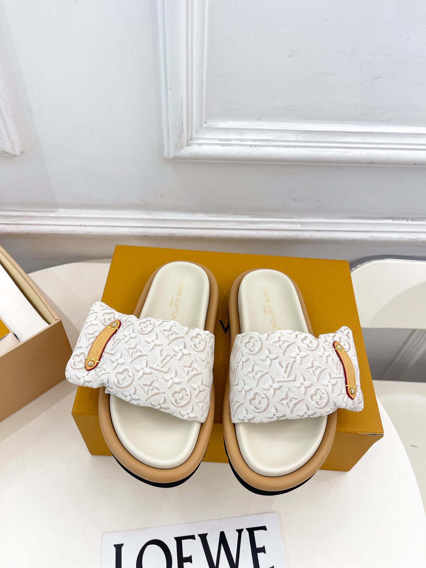 LV Pool Pillow Comfort Mule