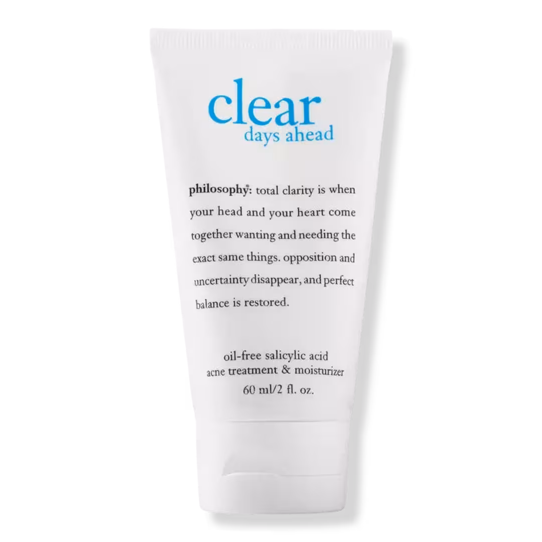Philosophy  Clear Days Ahead Oil-Free Salicylic Acid Acne Treatment & Moisturizer