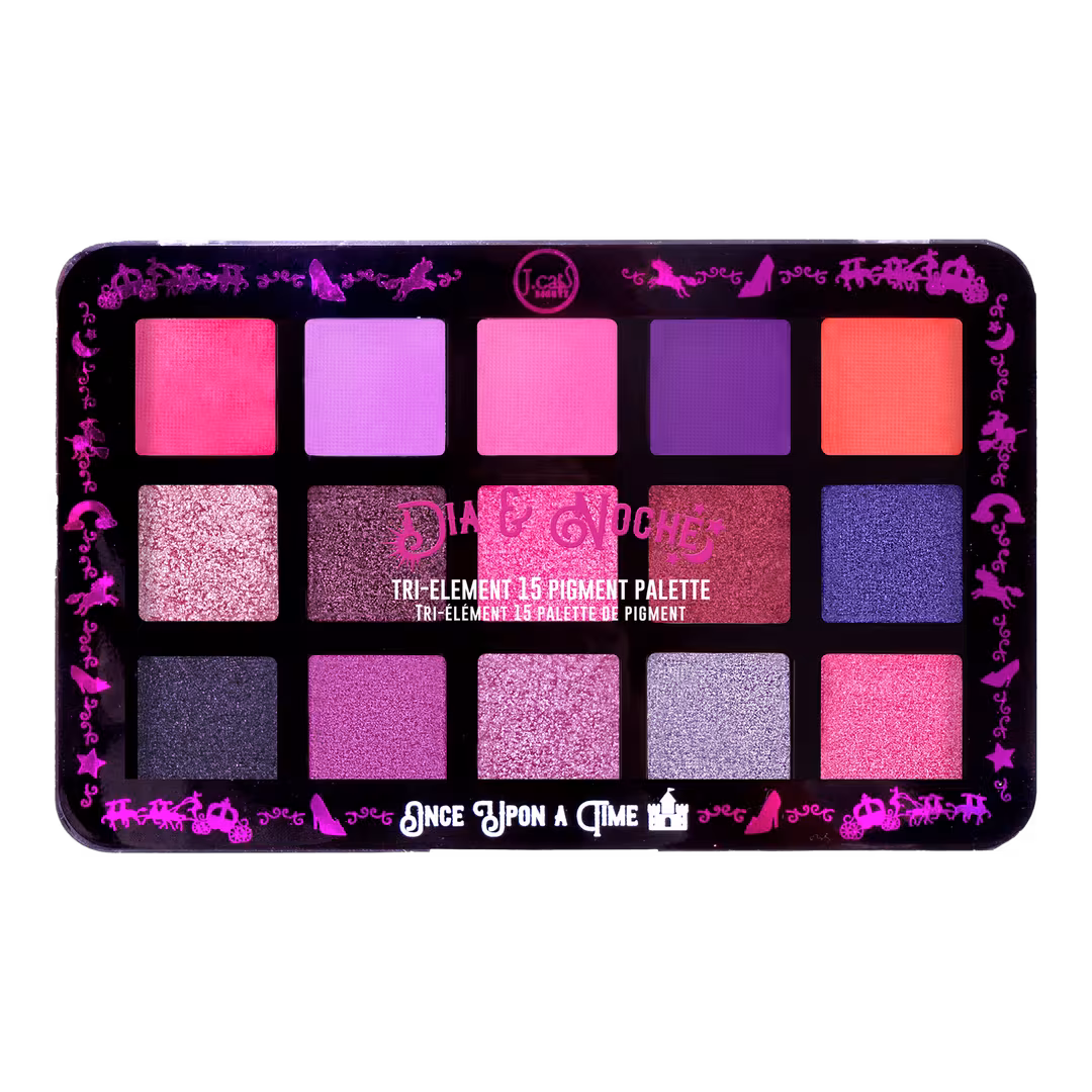 J.Cat Beauty  Dia & Noche Tri-Element 15 Pigment Palette Once Upon A Time