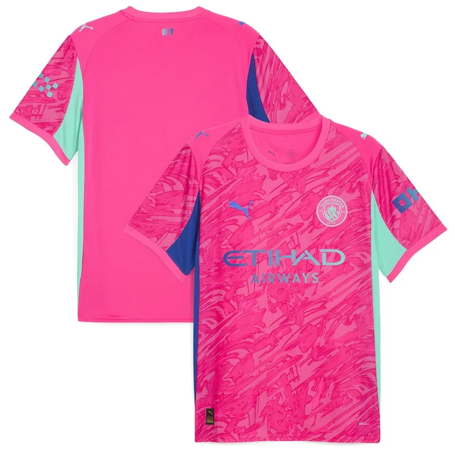 Manchester City Home Goalkeeper Jersey Men 2025 2026 Pink