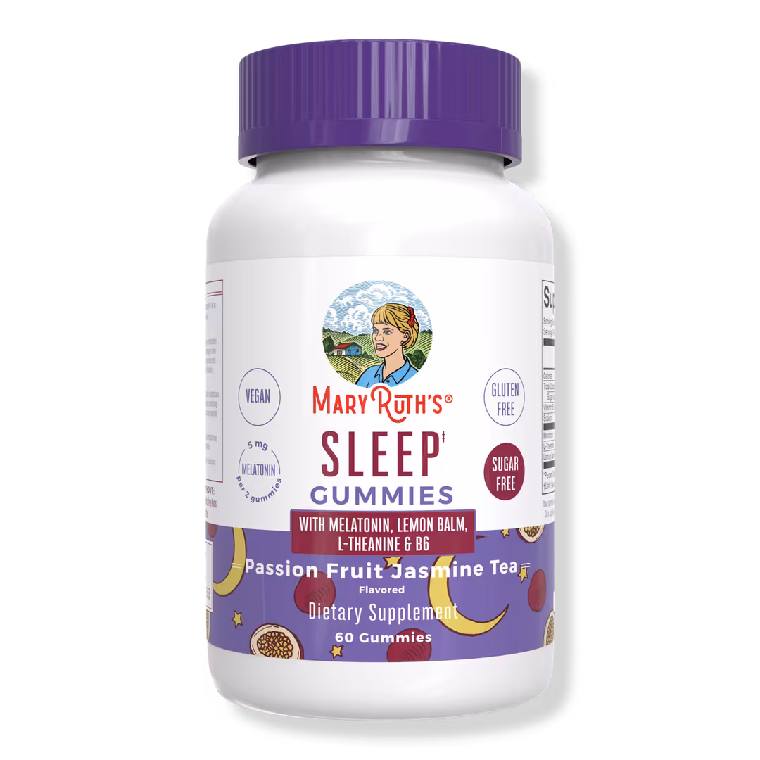 MaryRuth's  Adult Sleep Gummies With Melatonin Sugar Free Passionfruit Jasmine Tea