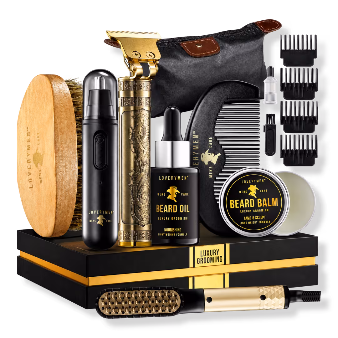Lovery  Ultimate Luxury Mens Beard Grooming Kit