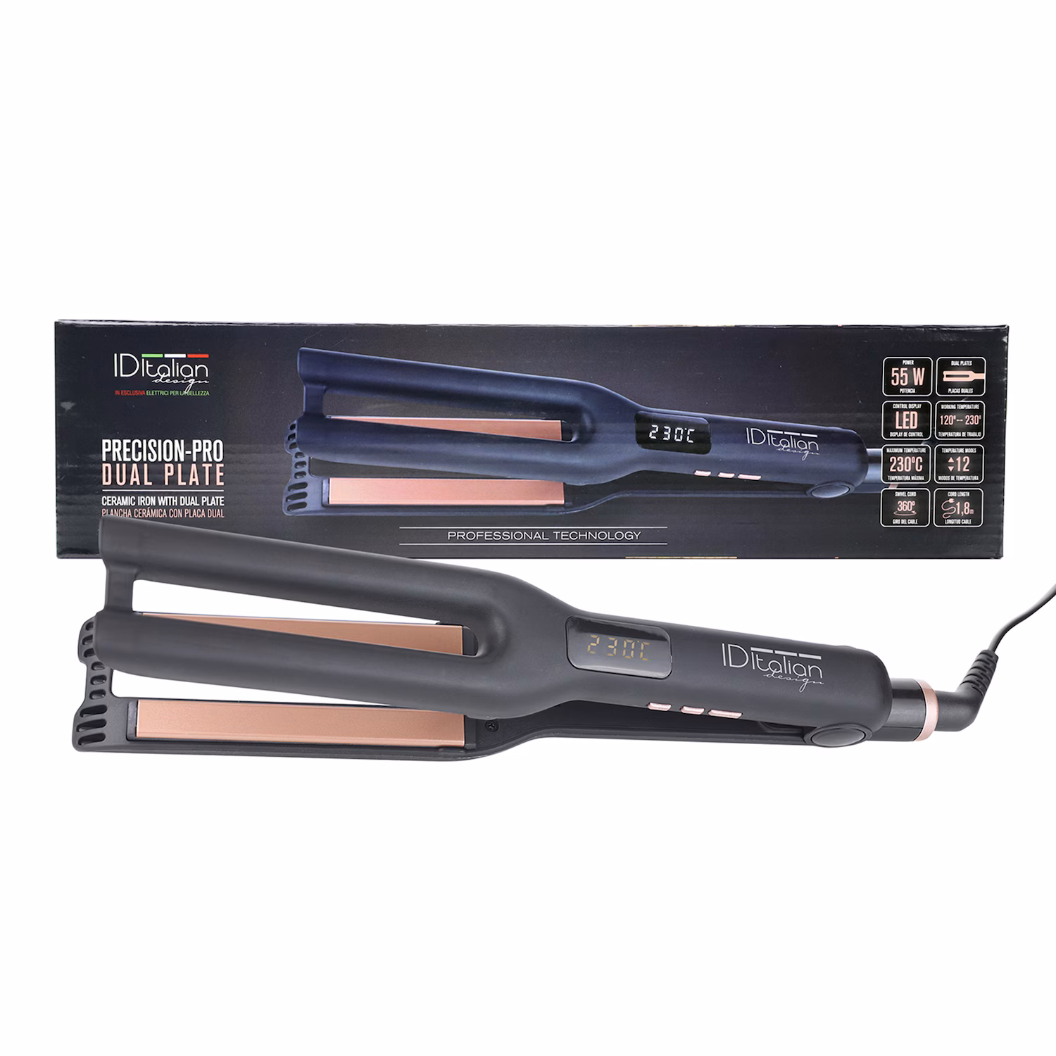 Double Plate Hair Straightener  .