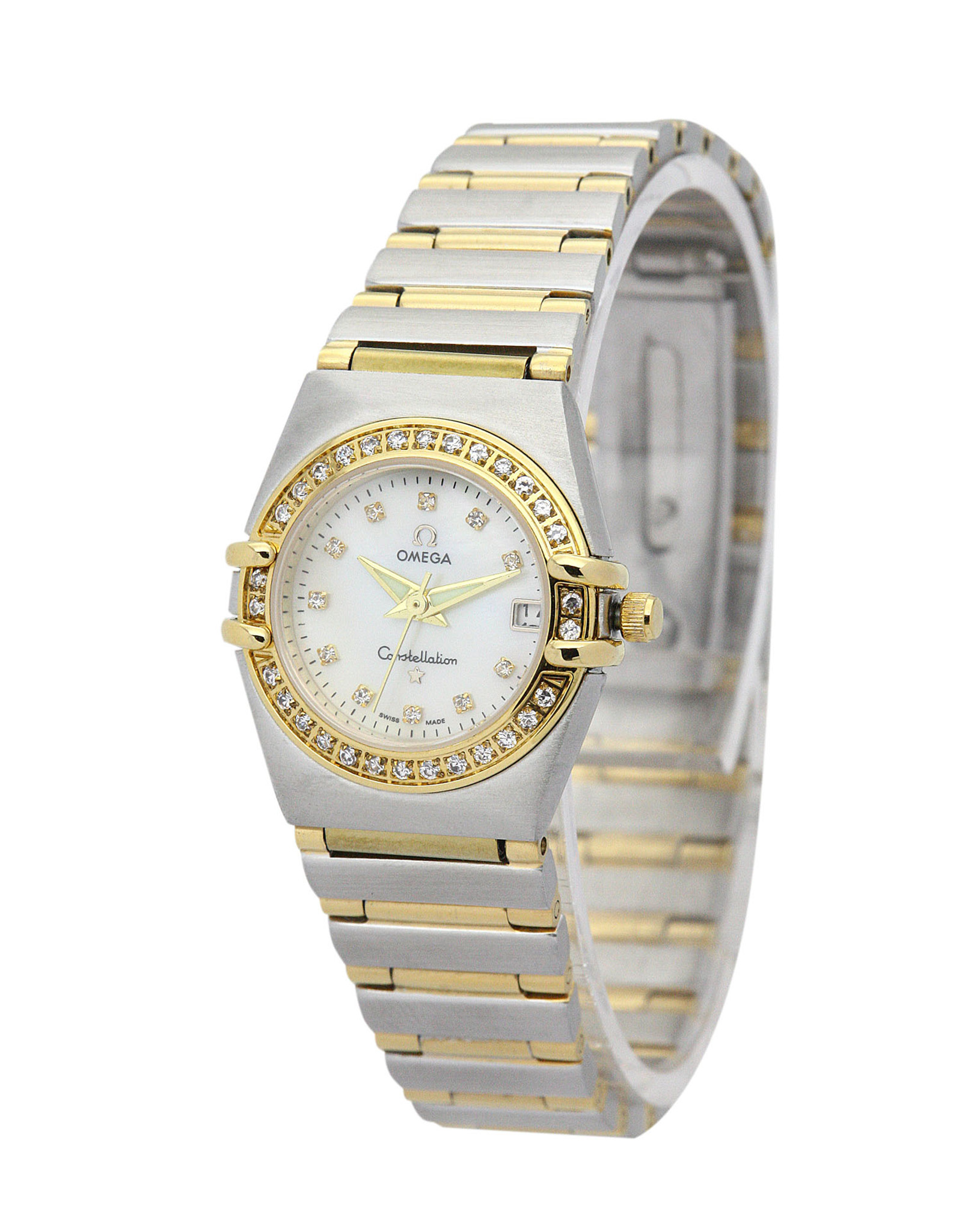 Replica Omega My Choice Mini White Dial Diamond Markers Lady 1365.75.00 22.5MM