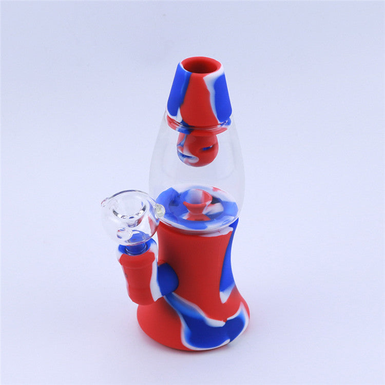 7 Camouflage Fountain Silicone Dab Rig