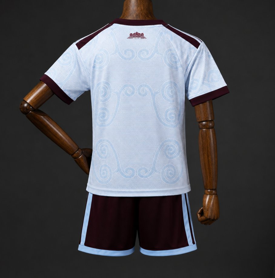 2026/2027 Aston Villa  third away Football Shirt ( Kids Kit socks）