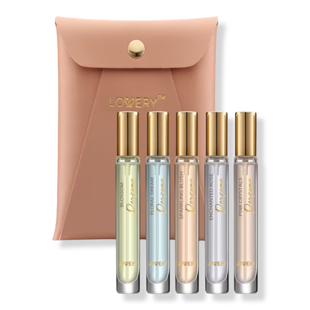Lovery  Eau De ParfumPerfumes Set with Leather Pouch