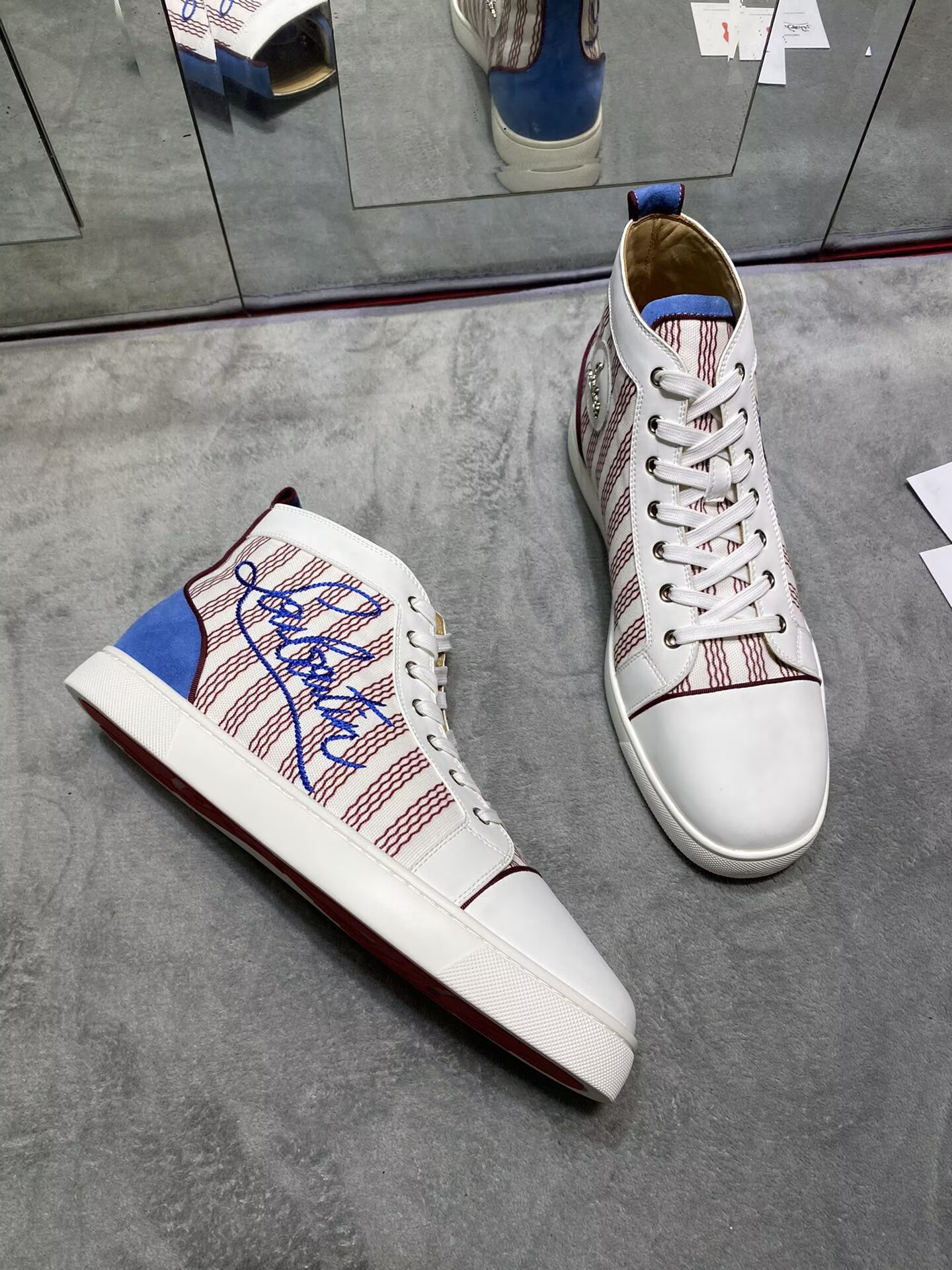 Christian Louboutin Red bottom High-Top - CCSHOES