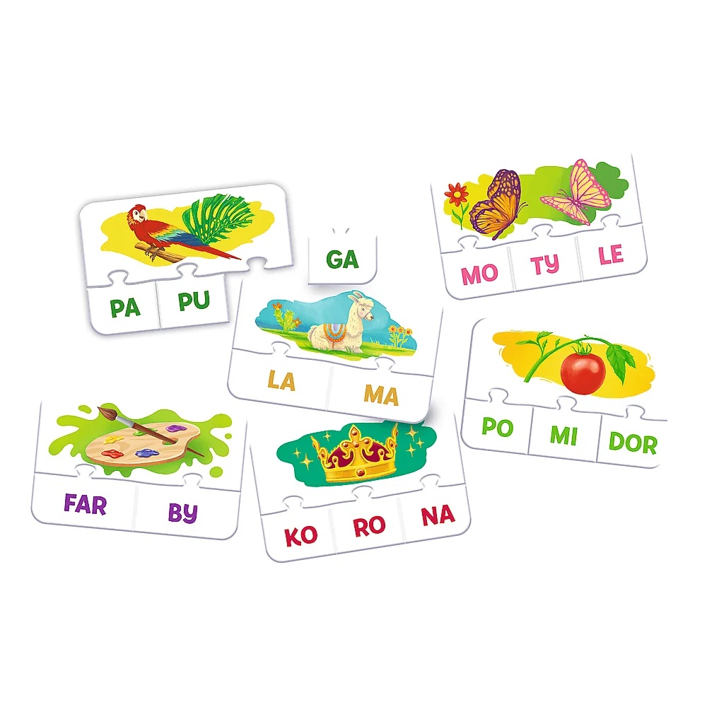 Gra Dla Dzieci Rodzina Treflików Sylaby