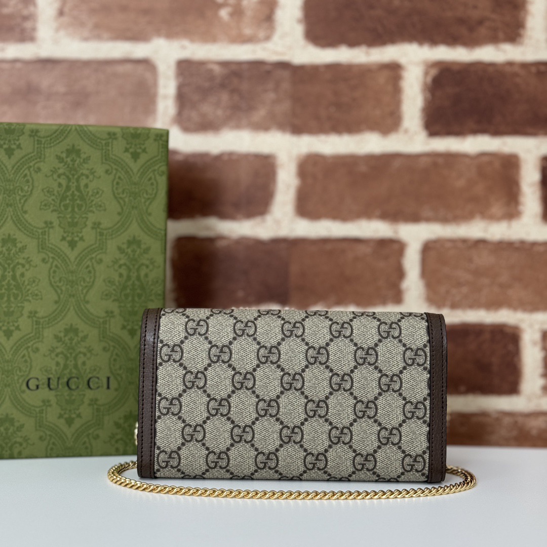 Gucci Double G Clutch Crossbody Bag