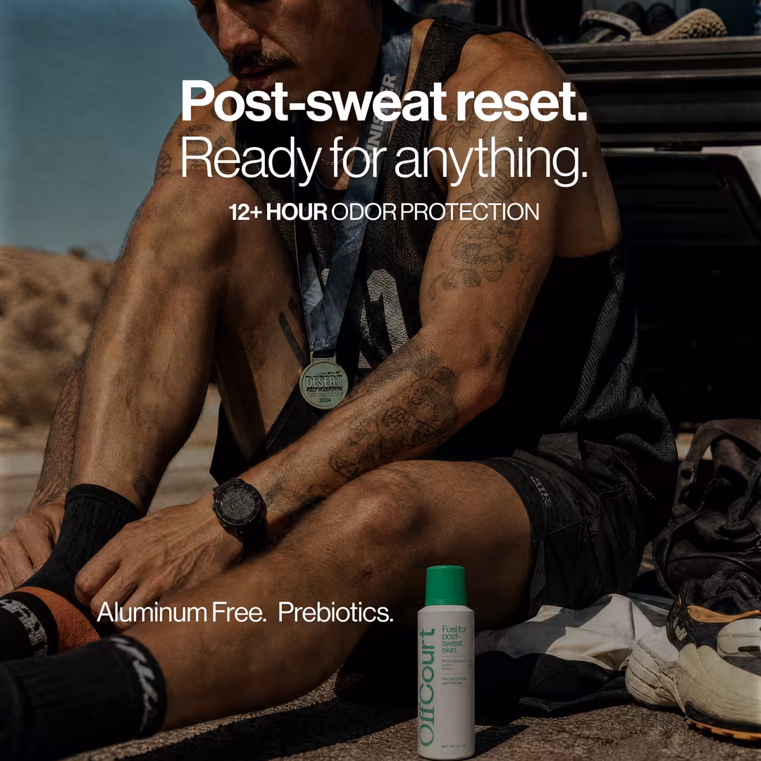 OffCourt  Duo Pack: Fresh Citron + Driftwood Body Spray