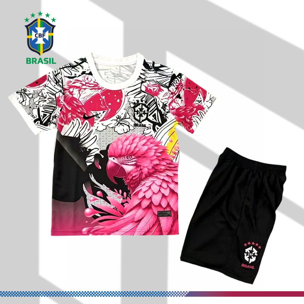 2025/2026 Brazilian Special Edition Football Shirt (Kids Kit socks ）