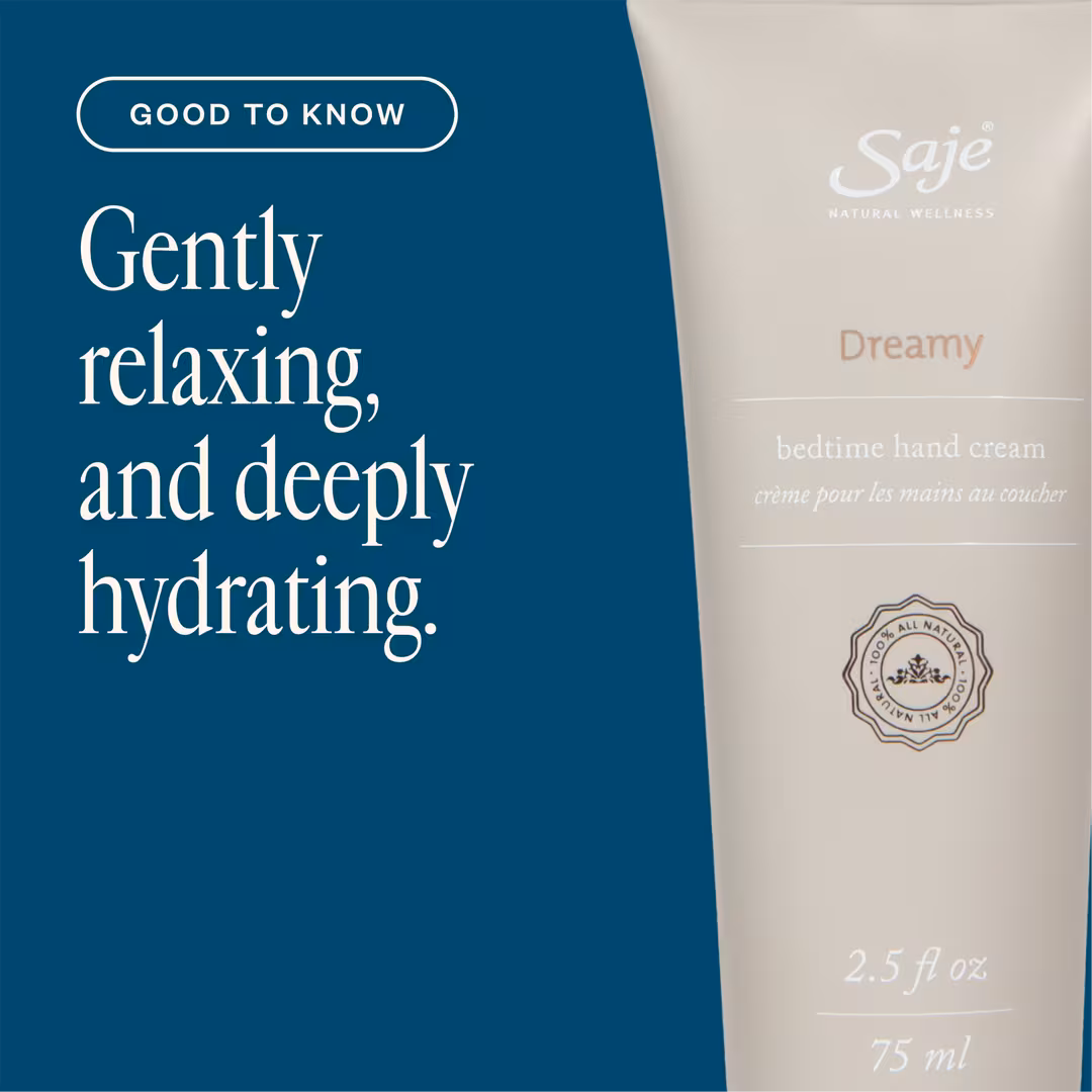 Saje Natural Wellness  Dreamy Non-Greasy Bedtime Hand Cream