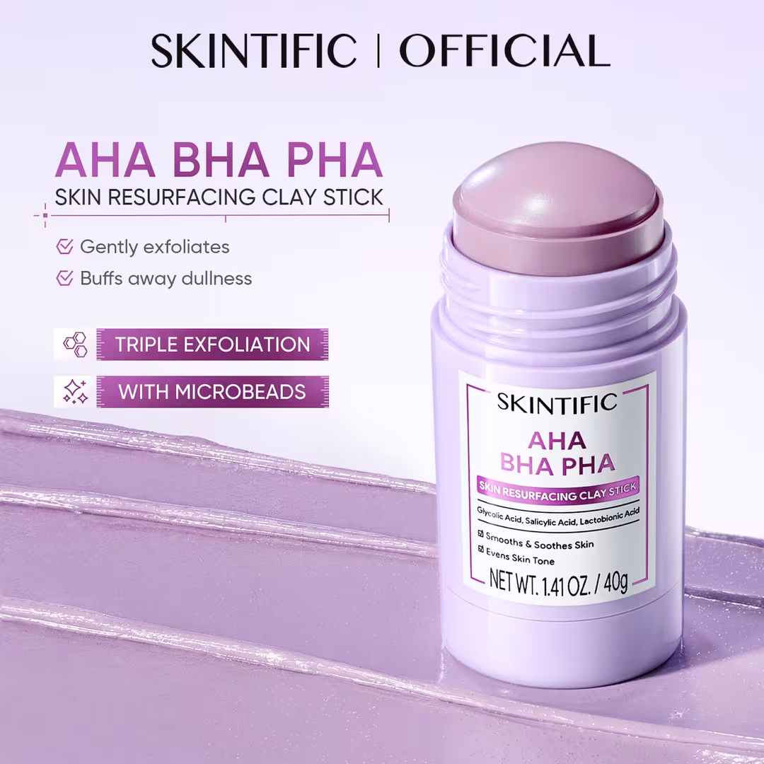 Skintific  AHA BHA PHA Skin Resurfacing Clay Stick