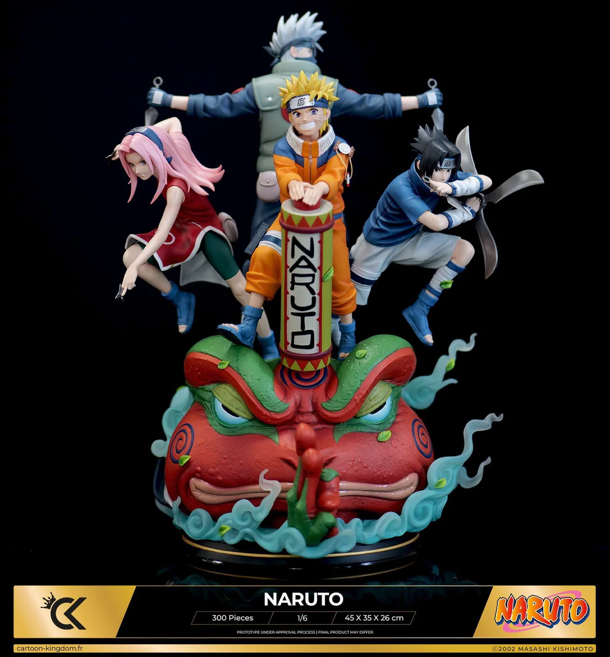 Naruto - Kakashi & Naruto & Sasuke & Sakura | 1:6 Resin Statue | by Cartoon Kingdom Studio