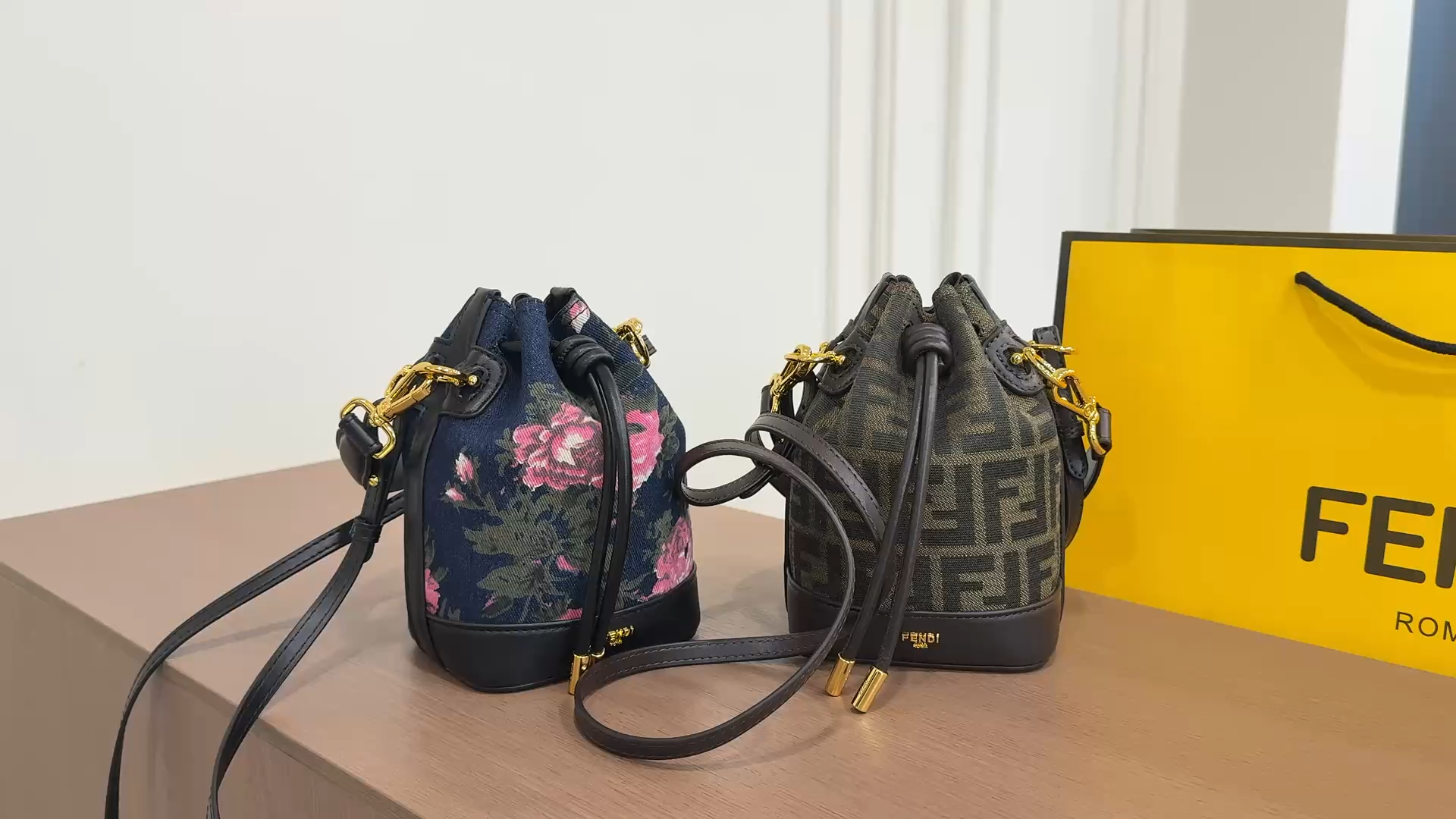 Fendi Mon Tresor Mini Bucket Bag