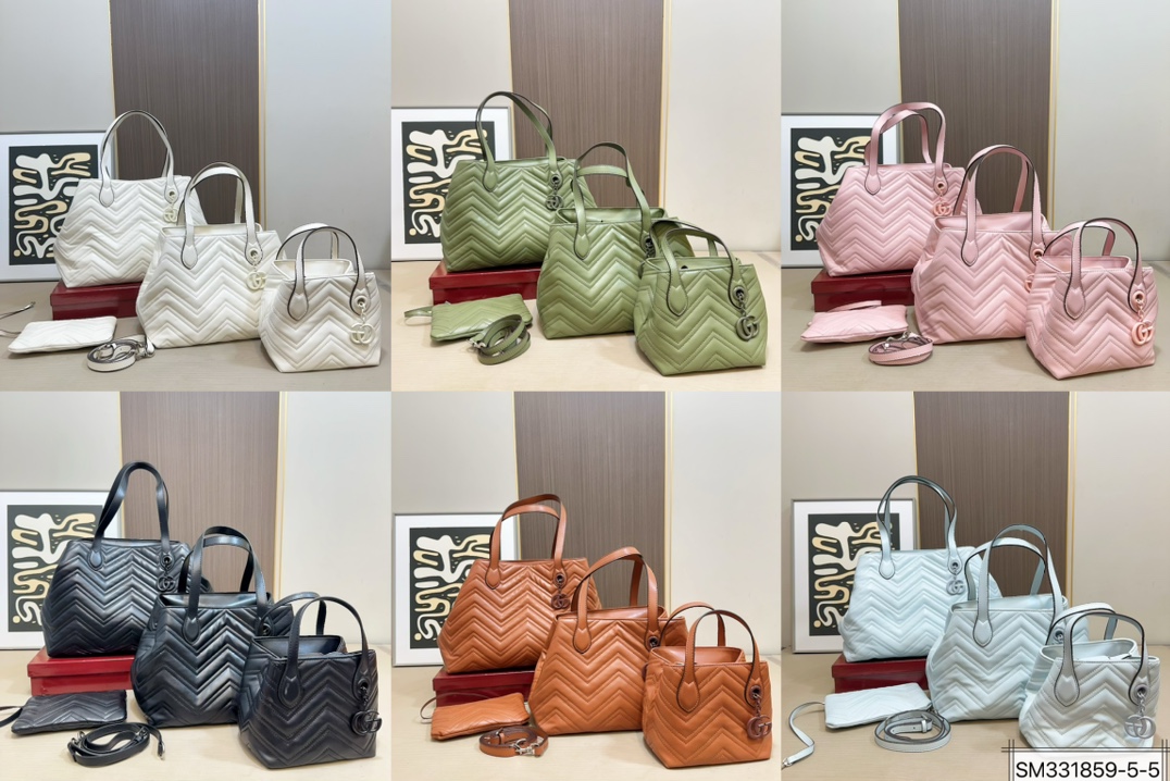 Gucci Gg Marmont Quilted Tote Bag