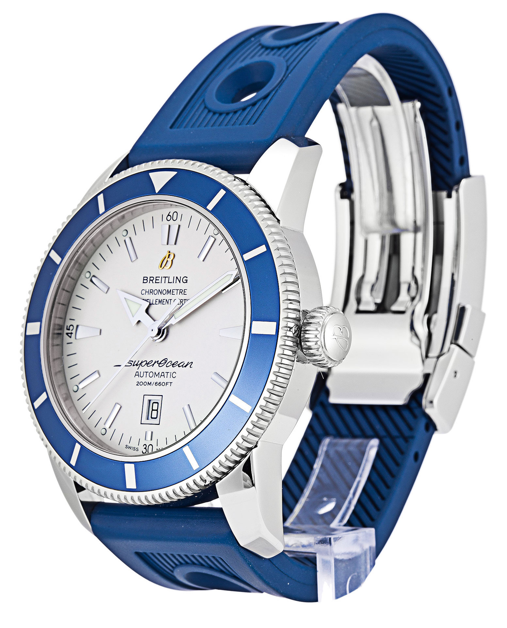 Replica Breitling SuperOcean Heritage Blue Case Stick Markers A17320