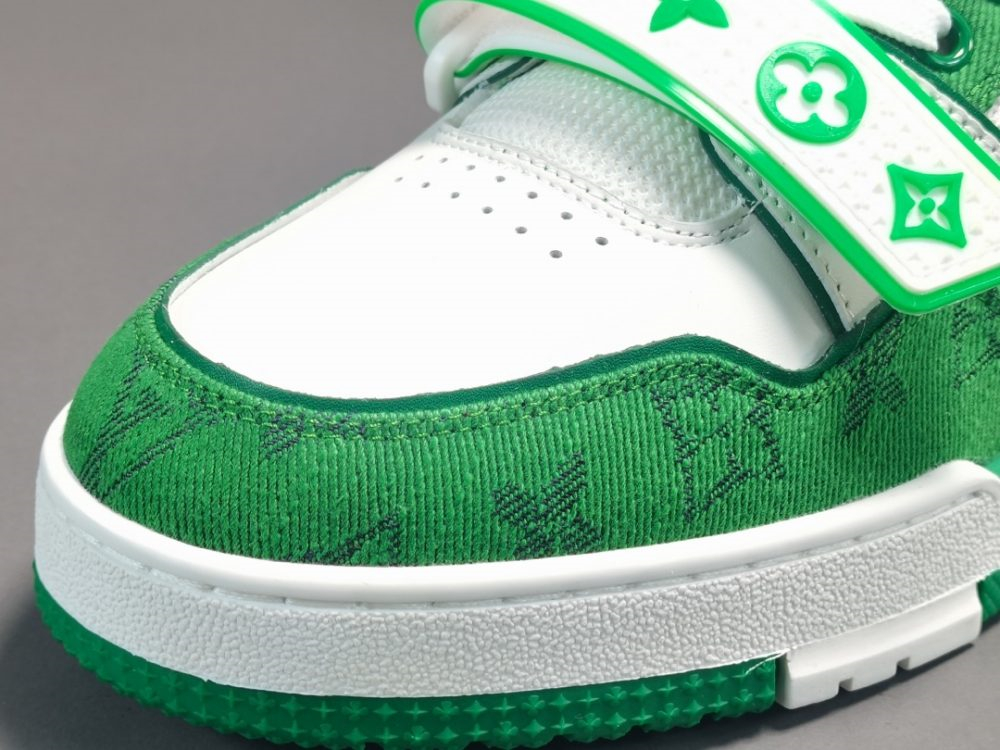 Louis Vuitton Trainer Green White