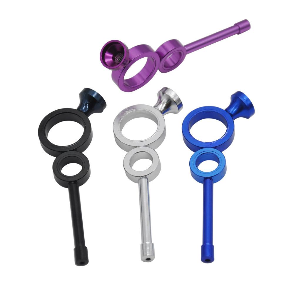 Creative Two Ring Weed Pipe