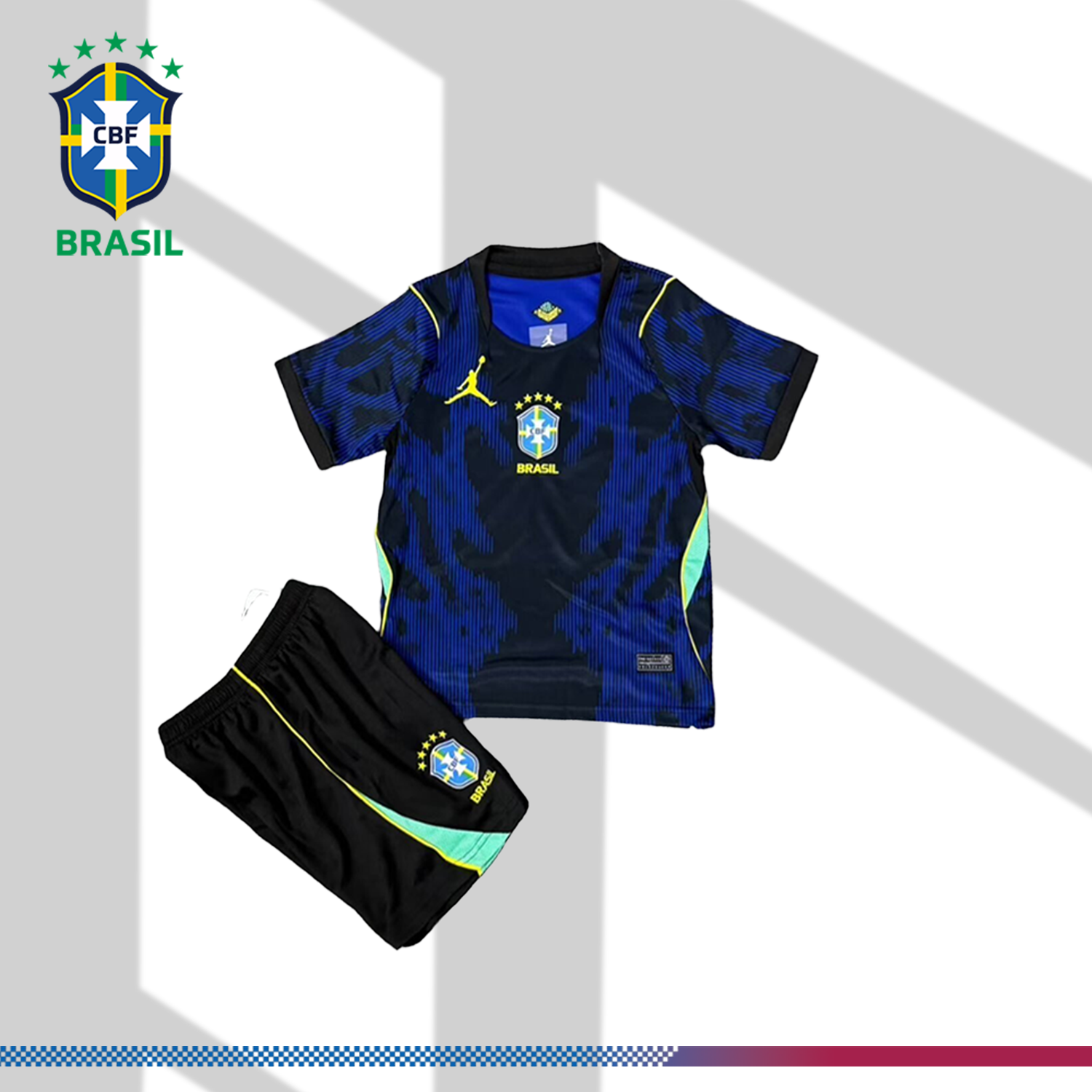 2026 Brazil home Football Shirt (Adult Kids Kit socks）