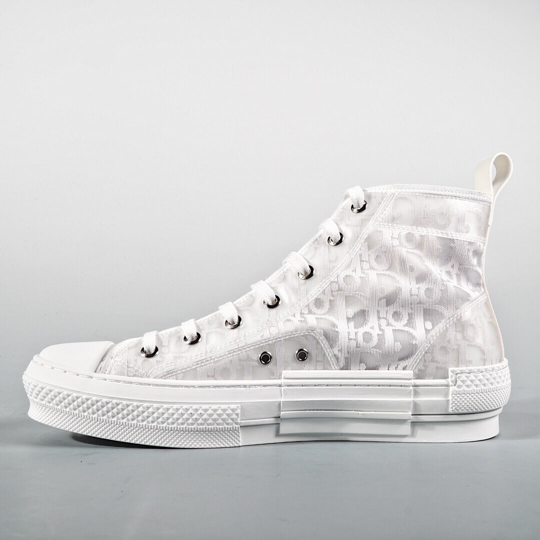 B23 OBLIQUE HIGH TOP SNEAKERS-WHITE REPLICA