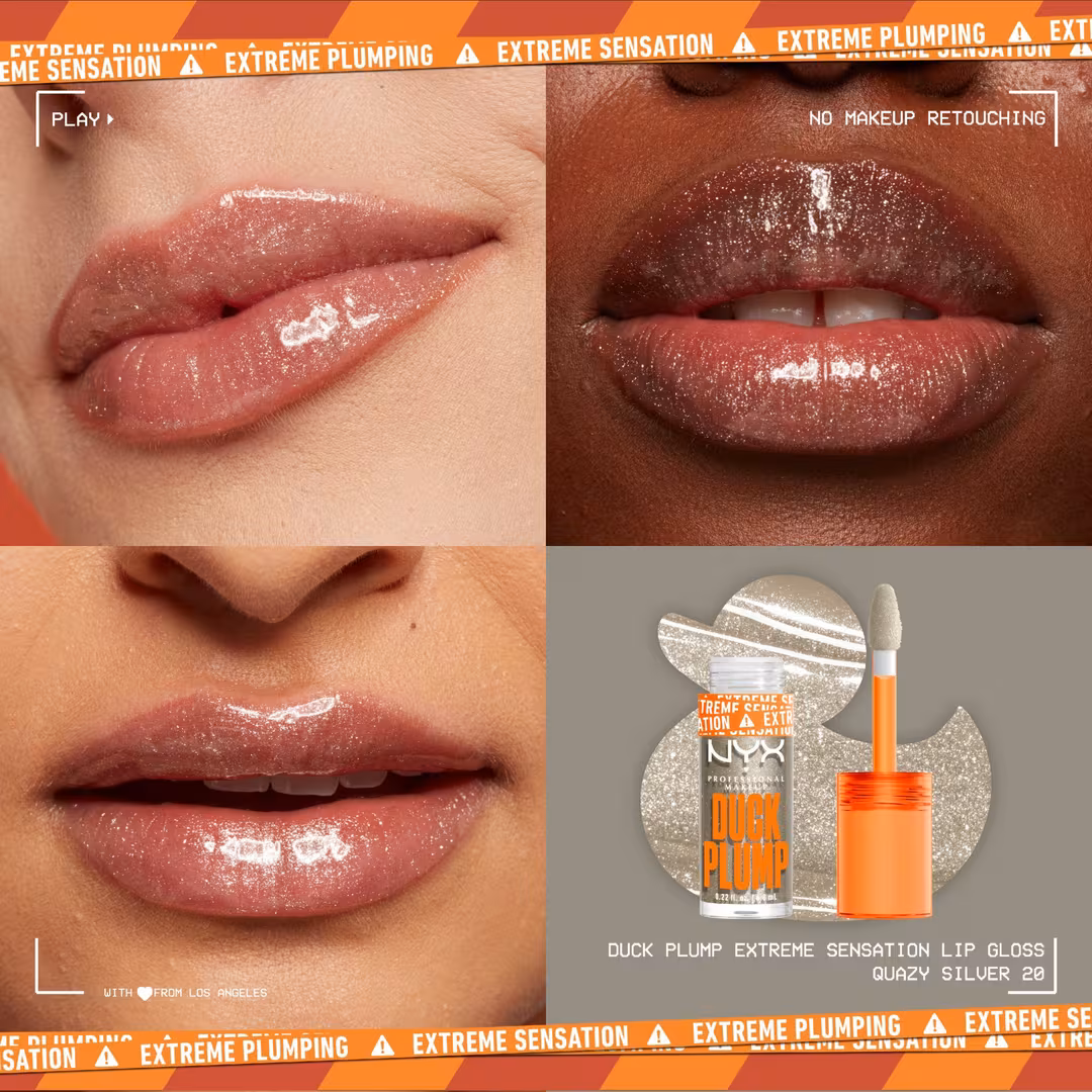 NYX Professional Makeup  Duck Plump Plumping Lip Gloss Toppers
