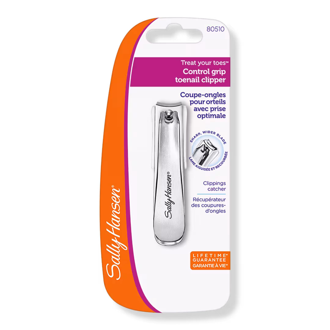 Sally Hansen  Treat Your Toes Control Grip Toenail Clipper with Catcher