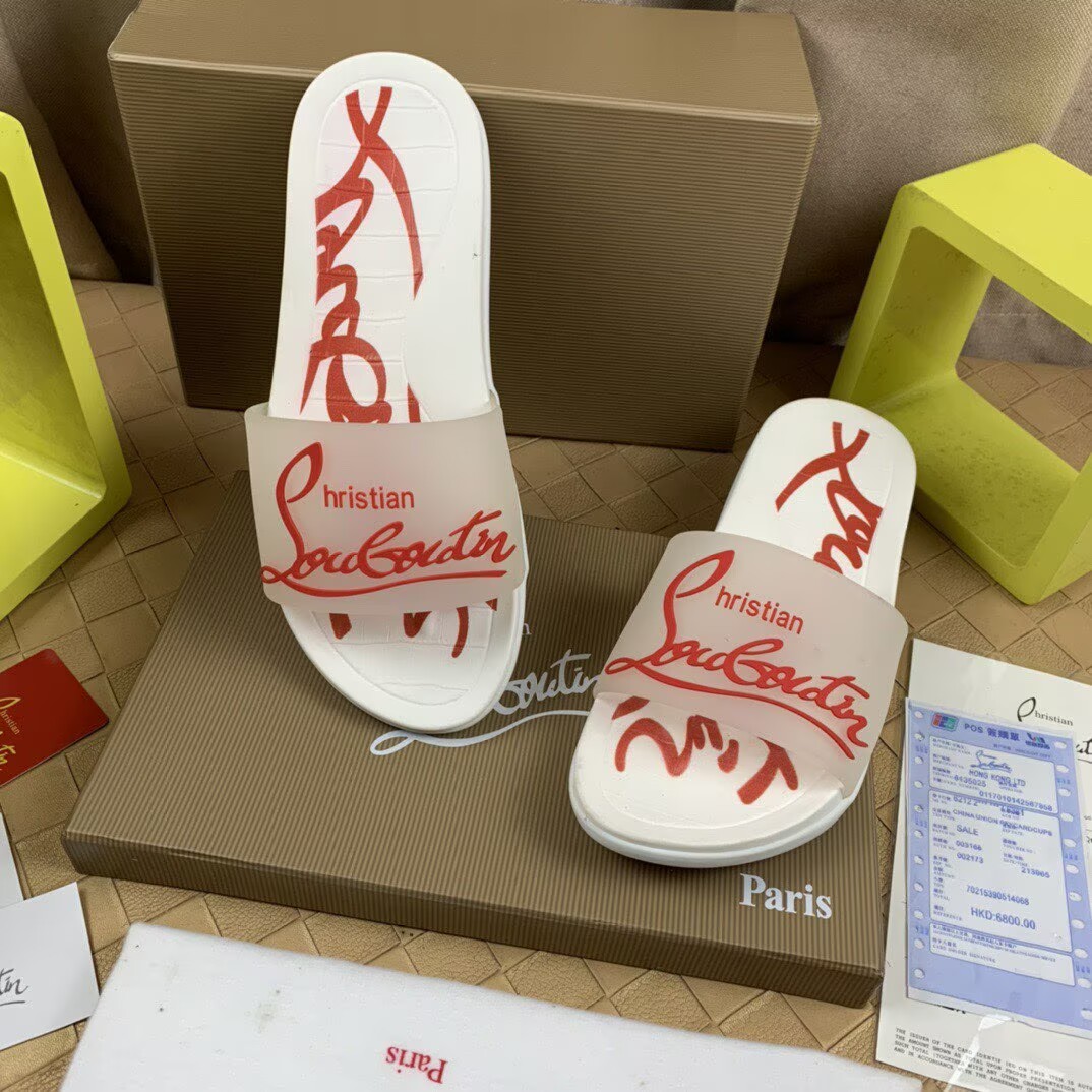 CHRISTIAN LOUBOUTIN SLIPPERS - CCSHOES
