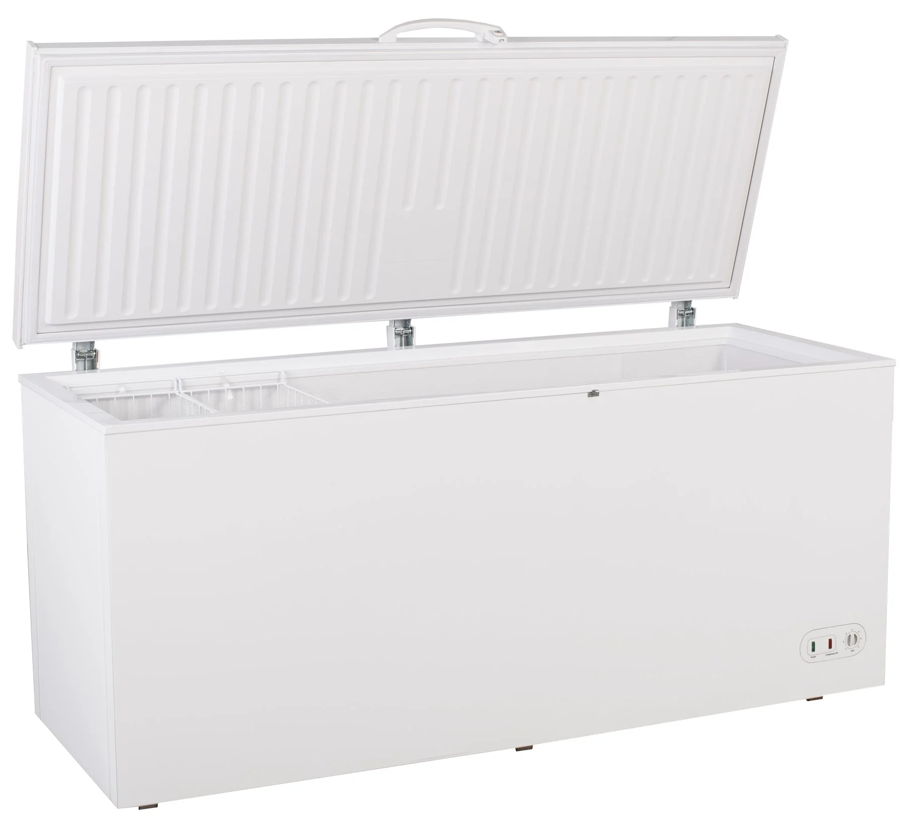 Maxx Cold Chest Freezer with Solid Top, 71.3"W, 19.4 cu. ft. Storage Capacity, Locking Lid, Garage Ready, in White (MXSH19.4SHC)