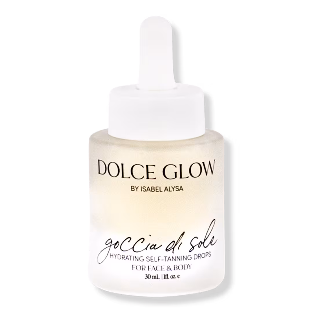 Dolce Glow  Goccia di Sole Hydrating Self-Tanning Serum Drops for Face and Body