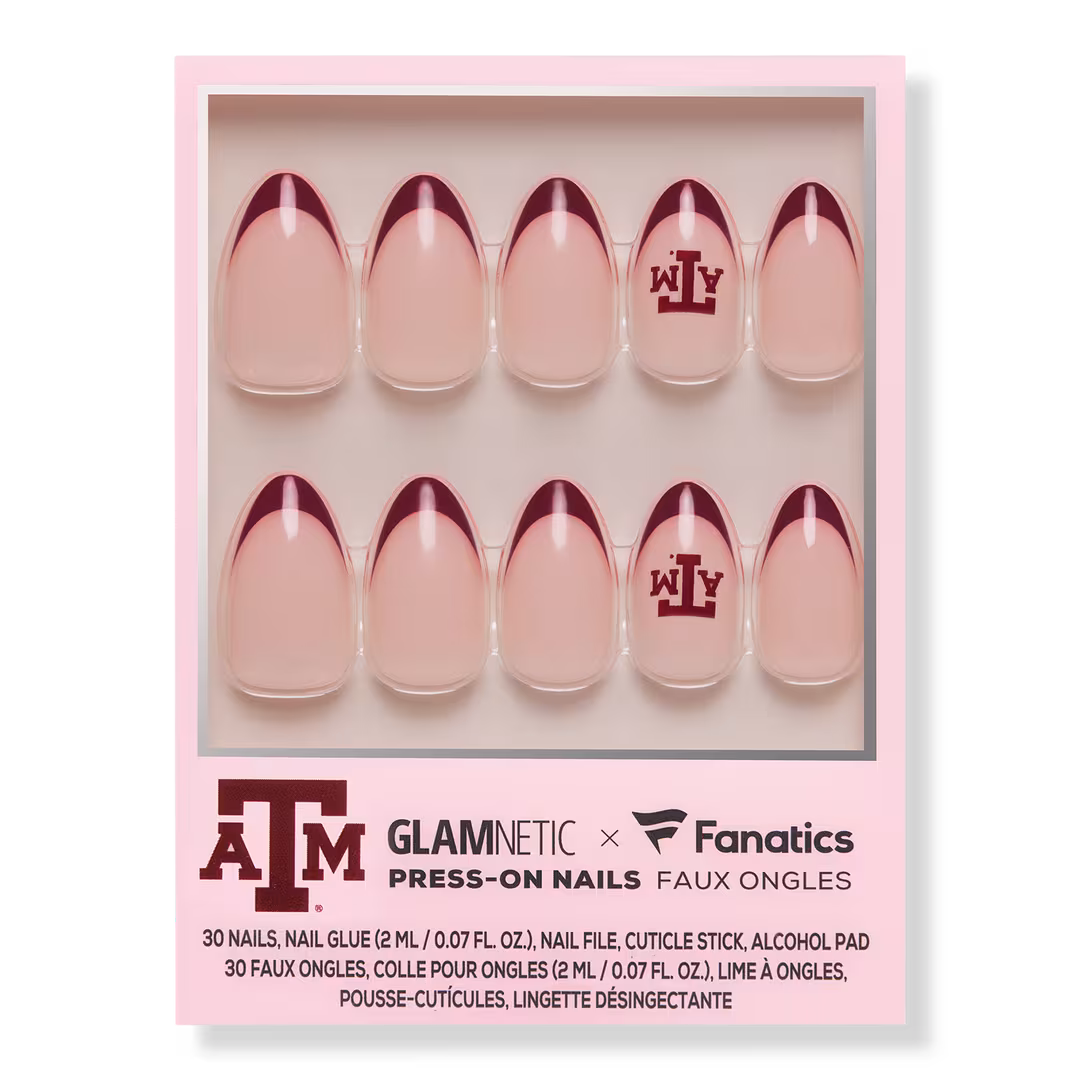 Glamnetic x Fanatics Nail  Texas A&M Aggies Press-On Nails