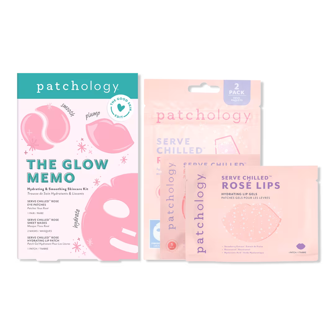 Patchology  The Glow Memo Hydrating & Smoothing Skincare Kit