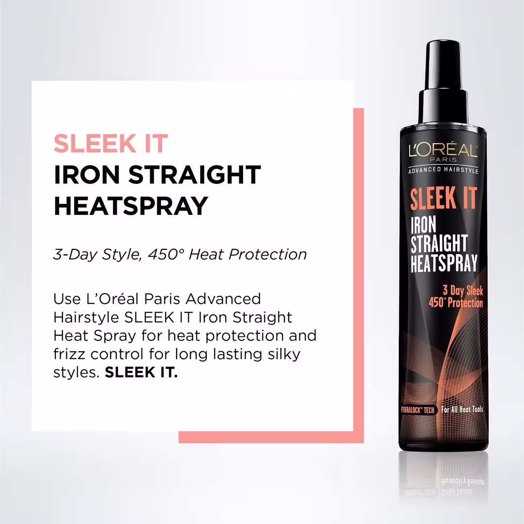 L'Oréal Paris  Advanced Hairstyle Sleek it Iron Straight Heatspray
