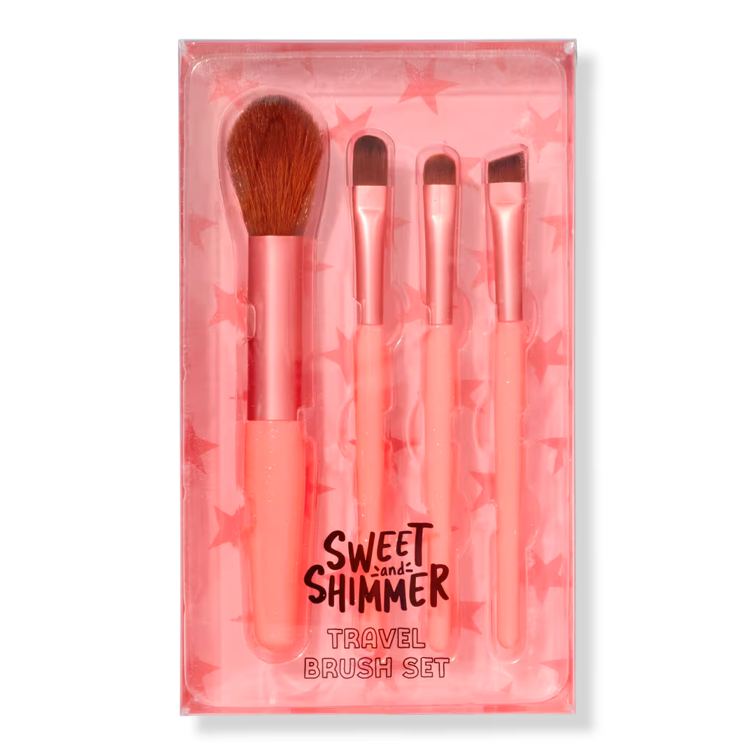 Sweet & Shimmer  Travel Makeup Brush Set