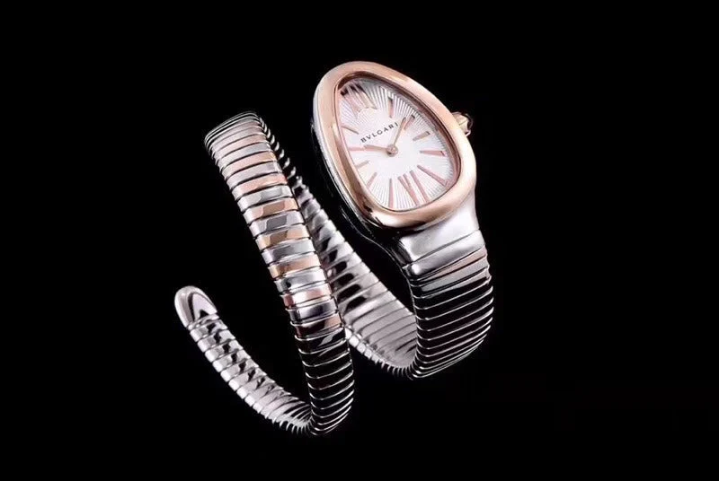 BVL Watch serpenti tubogas 35mm pink gold steel