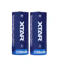 XTAR 26650 5200mAh Rechargeable Battery