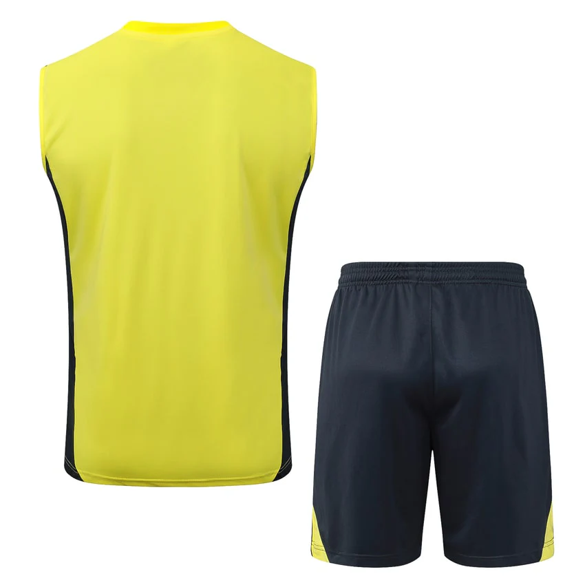 Real Madrid Tank Top Shorts Men 2025 2026 Yellow
