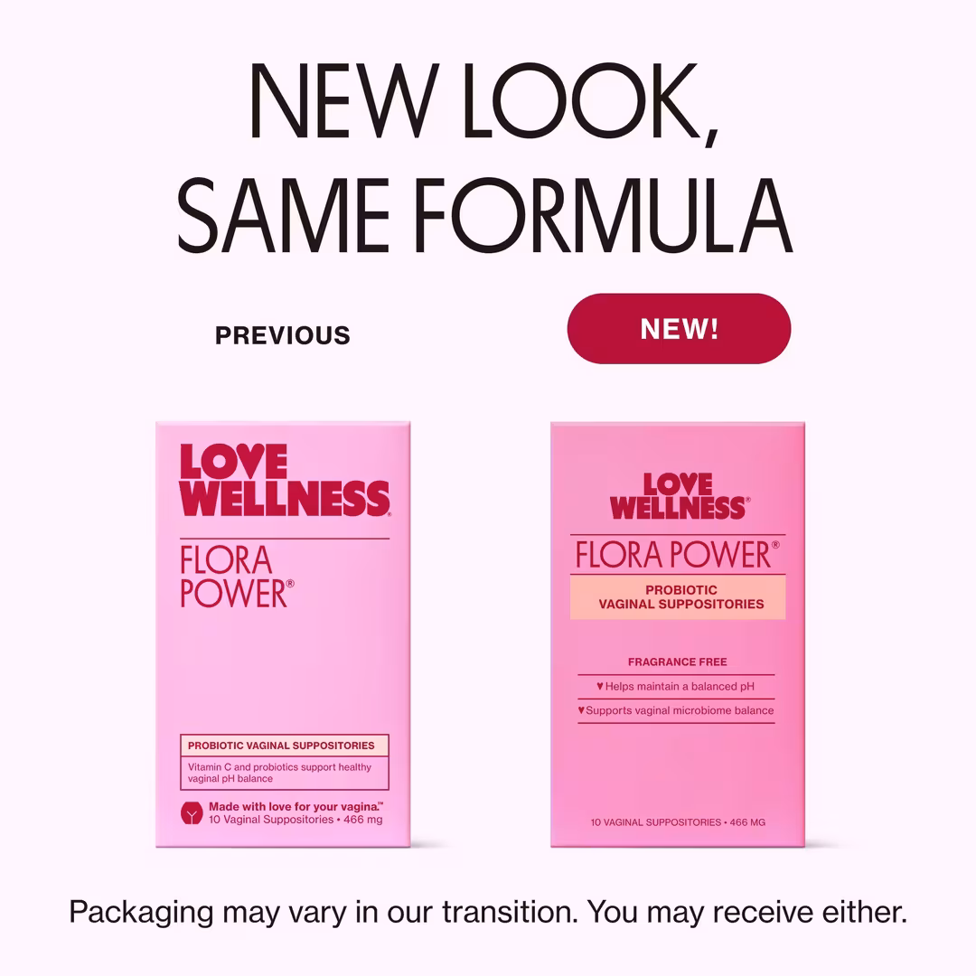 Love Wellness  Flora Power: Probiotic Vaginal Suppositories