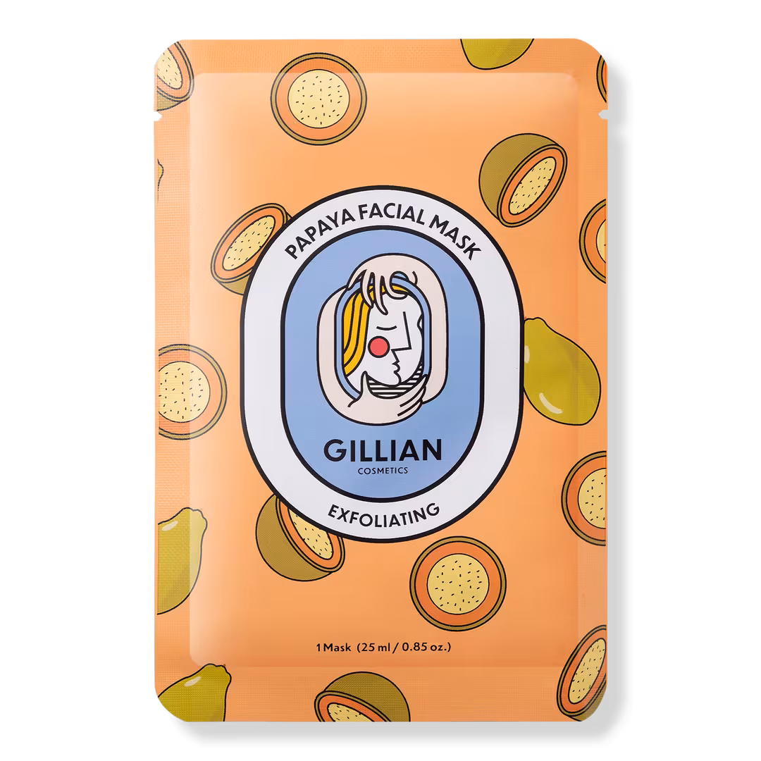 Gillian Cosmetics  Papaya Exfoliating Sheet Mask