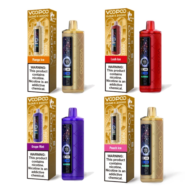 VOOPOO Cloud X 20K Shisha Vape Kit 6mg 900mAh 25ml