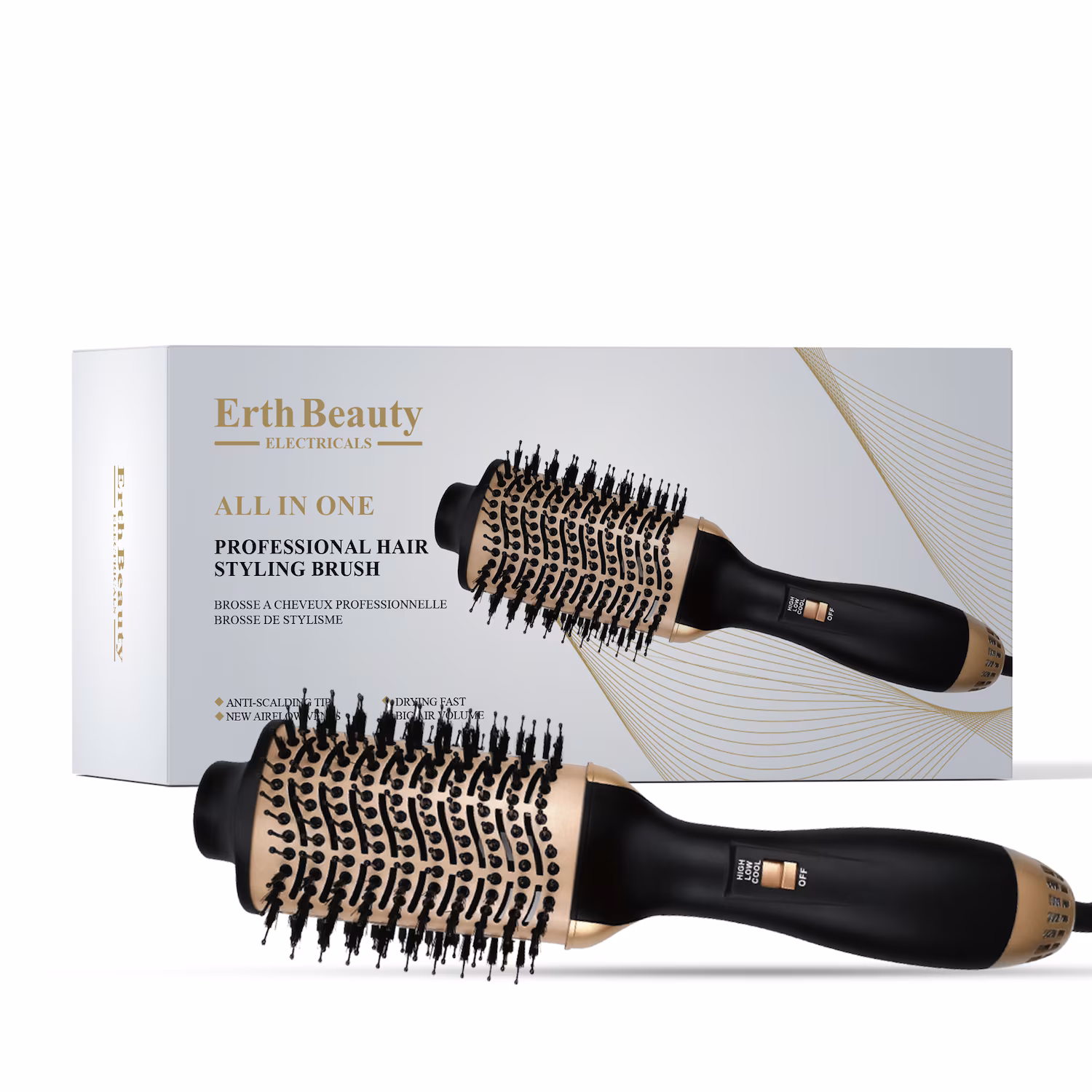 All-in-One Professionelle Haarstylingbürste