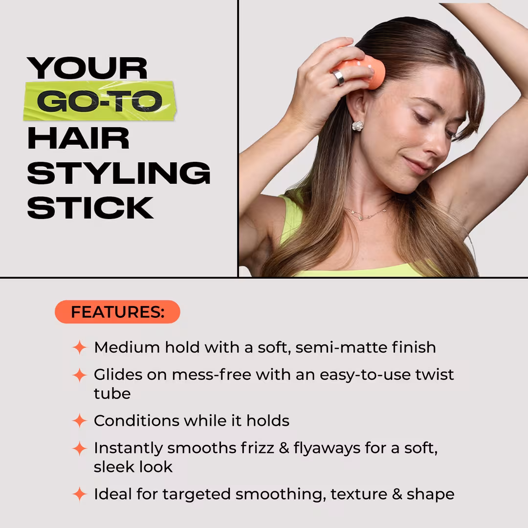 inh HAIR  Sleek Stick Medium Hold Vegan Hair Wax Stick