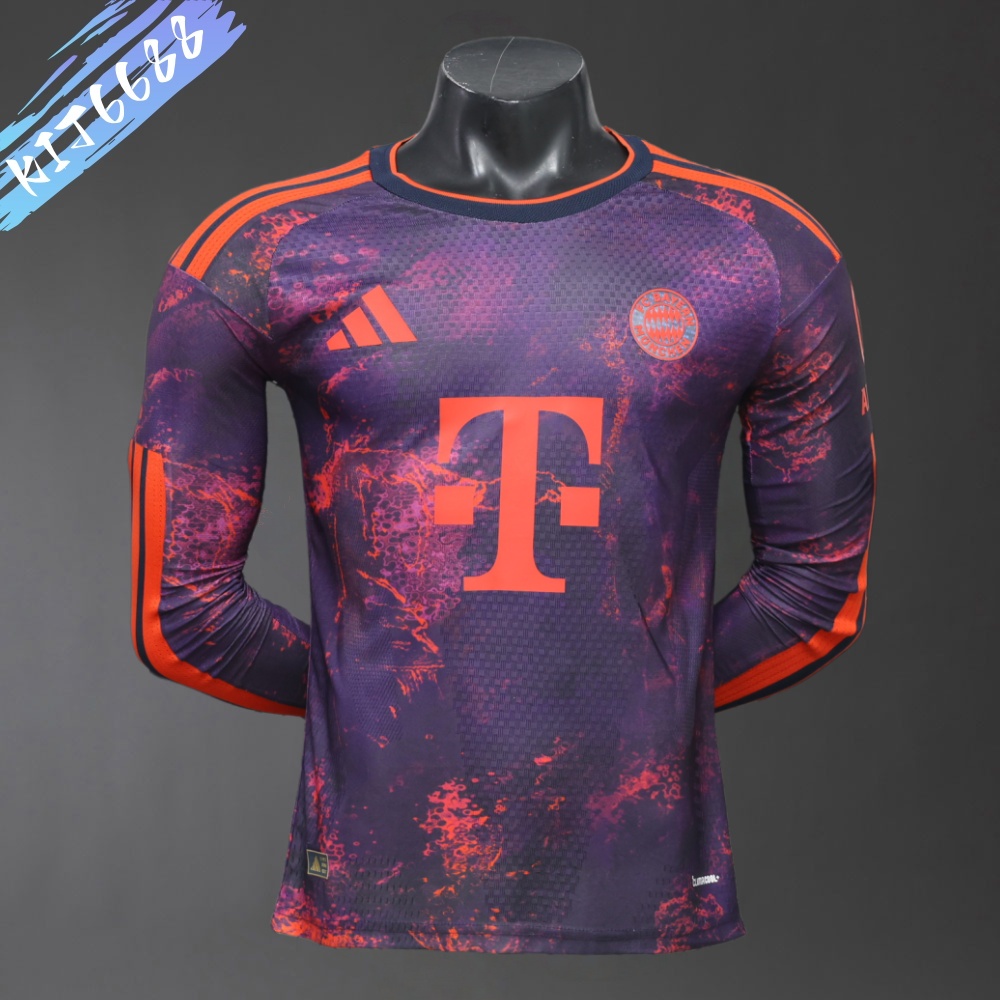 2026/2027 Bayern Munich Away Long Sleeve Football Shirt (Player Edition)