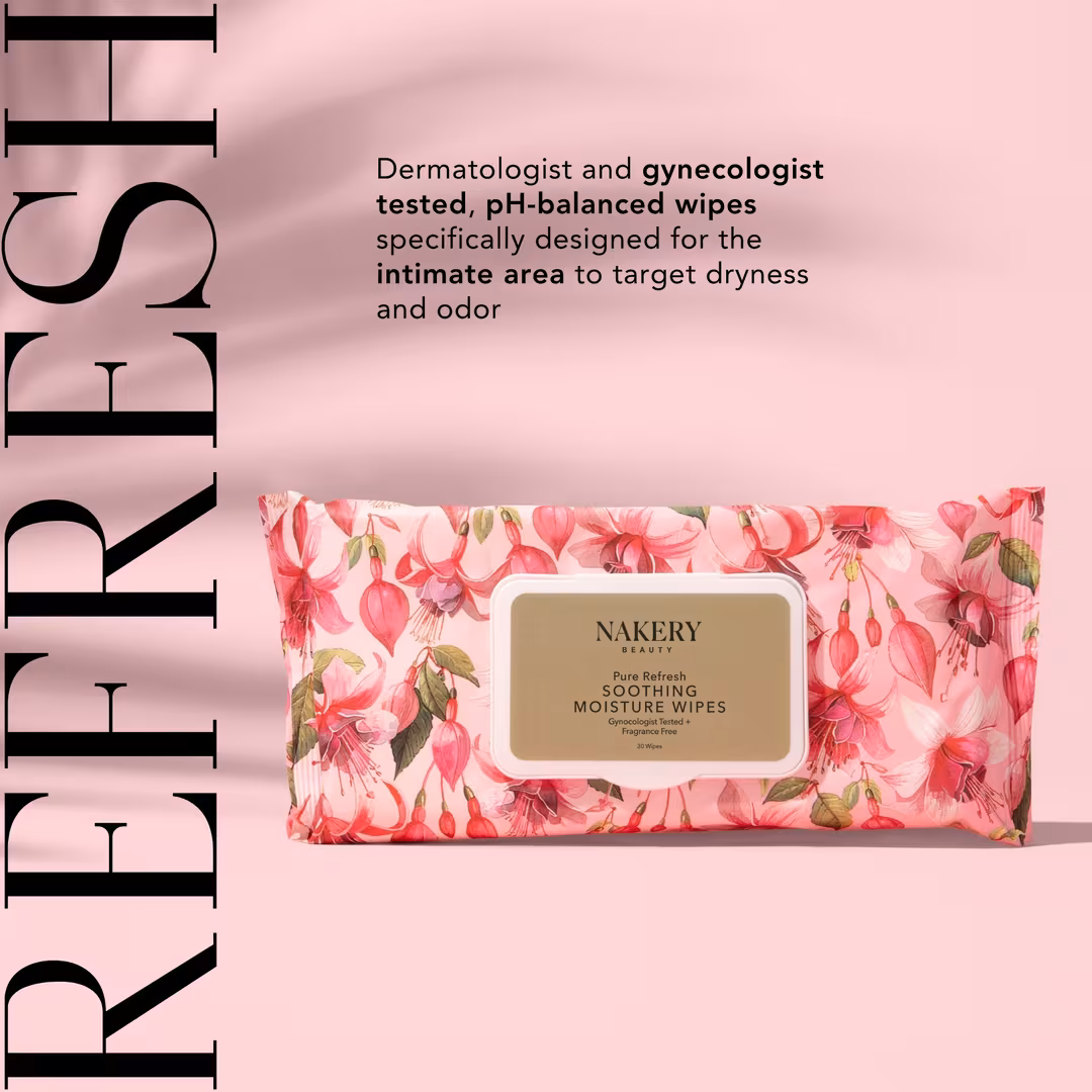 NAKERY BEAUTY  Pure Refresh Soothing Moisture Wipes