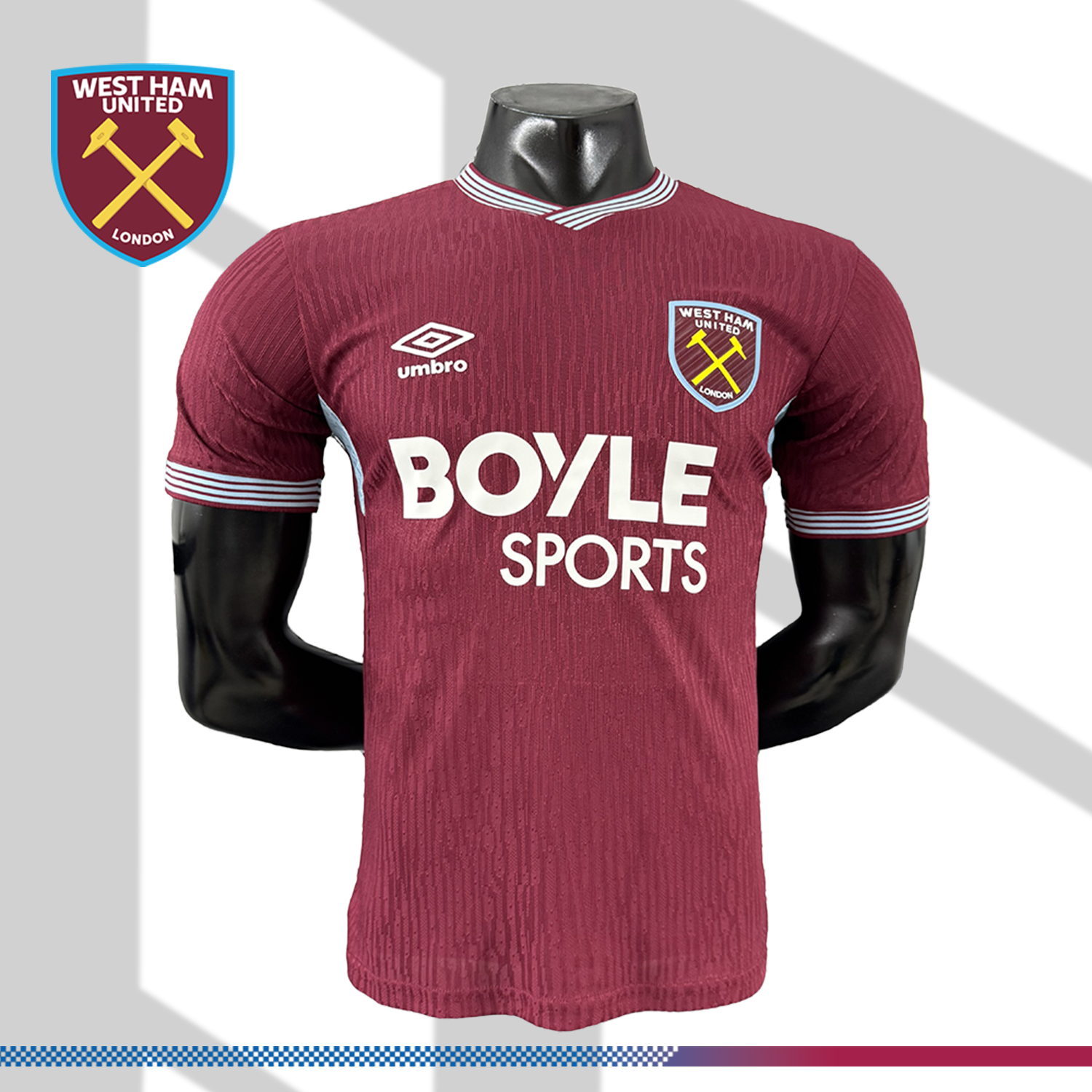2025/2026 West Ham United Home Football Shirt (Player Edition)