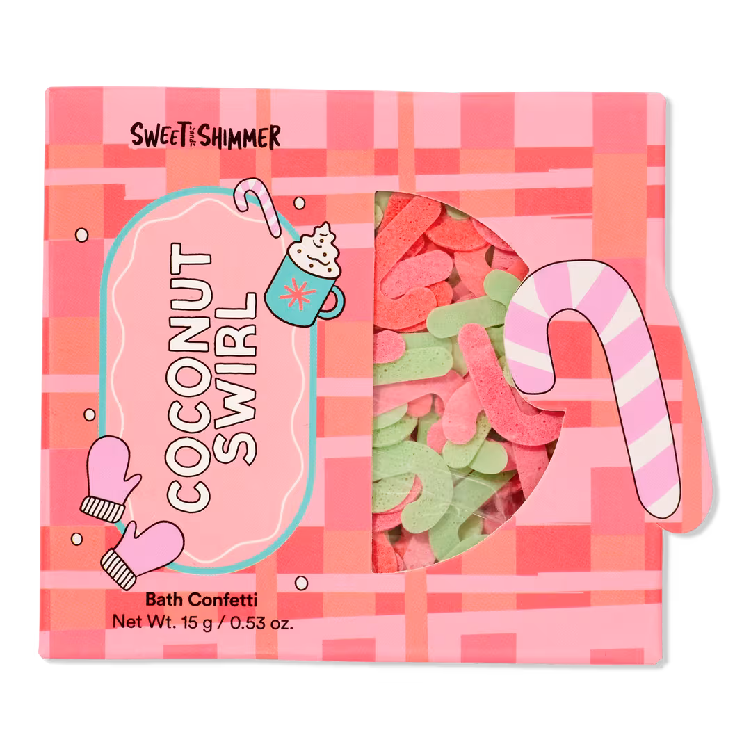 Sweet & Shimmer  Coconut Swirl Bath Confetti
