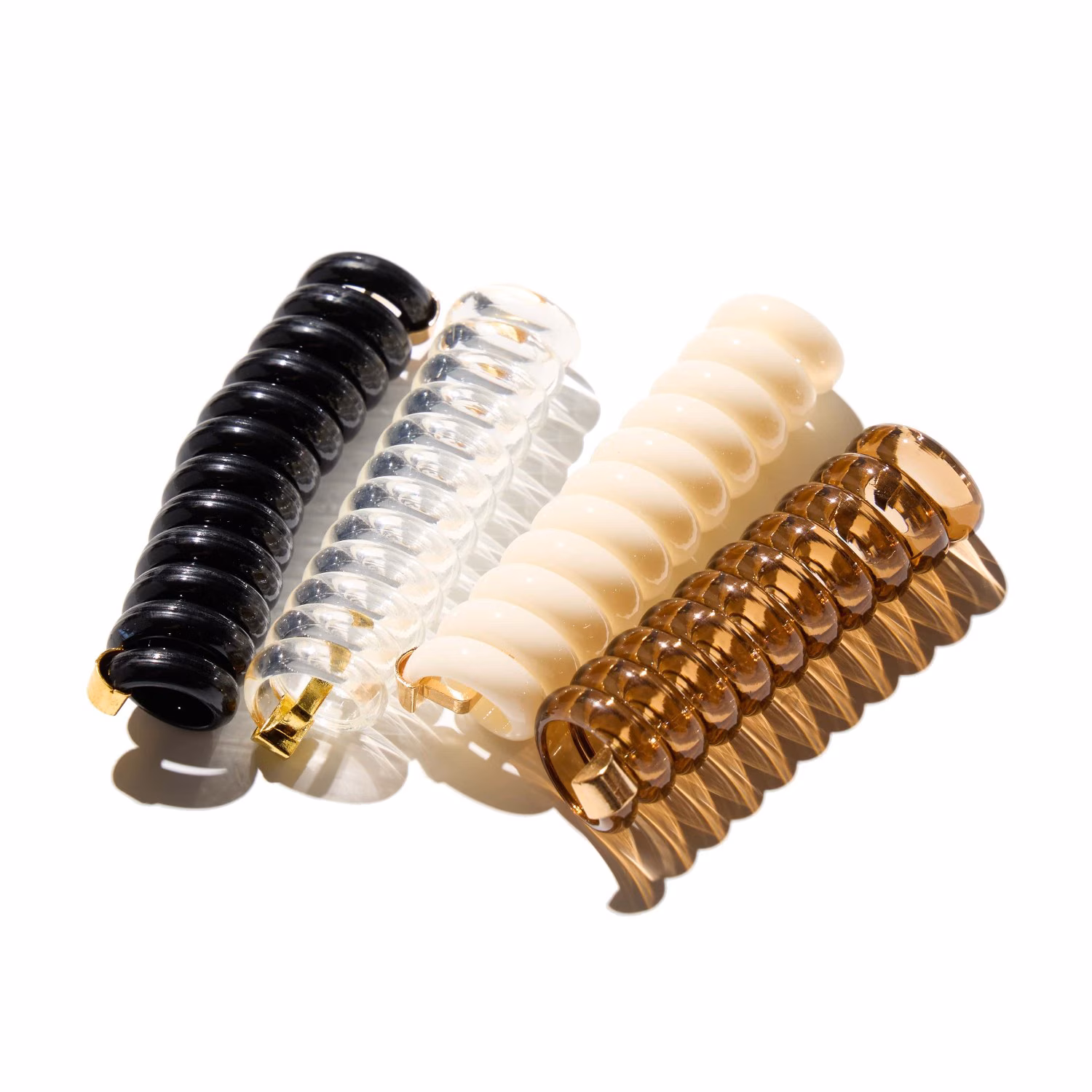 Spiral Hair Bands, 4-Pack