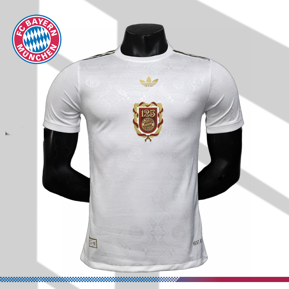 2025/2026 Bayern Munich 125th Anniversary White Football Shirt (Player Edition)