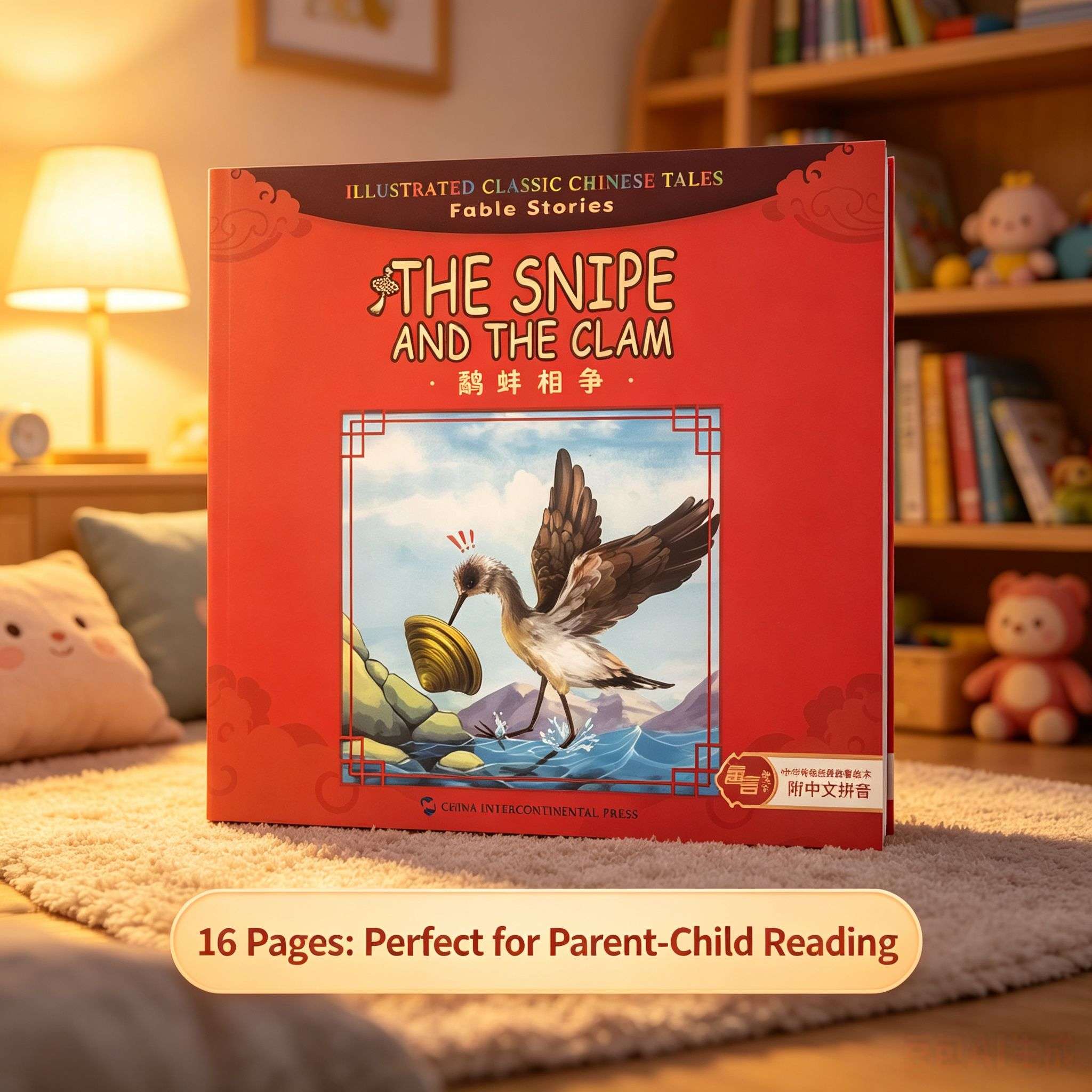 The Snipe and the Clam – An Illustrated Classic Chinese Fable (Chinese-English Bilingual Edition)